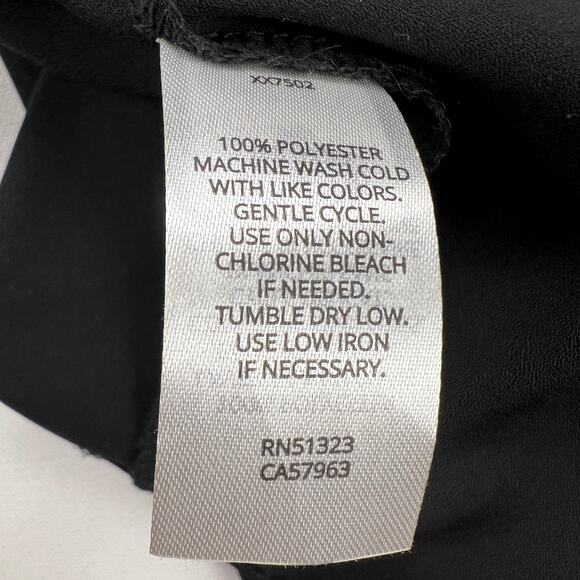 Halogen Wide Leg Halter Neck Black White Striped Flowy Jumpsuit Tie Neck Size XS - Picture 10 of 13